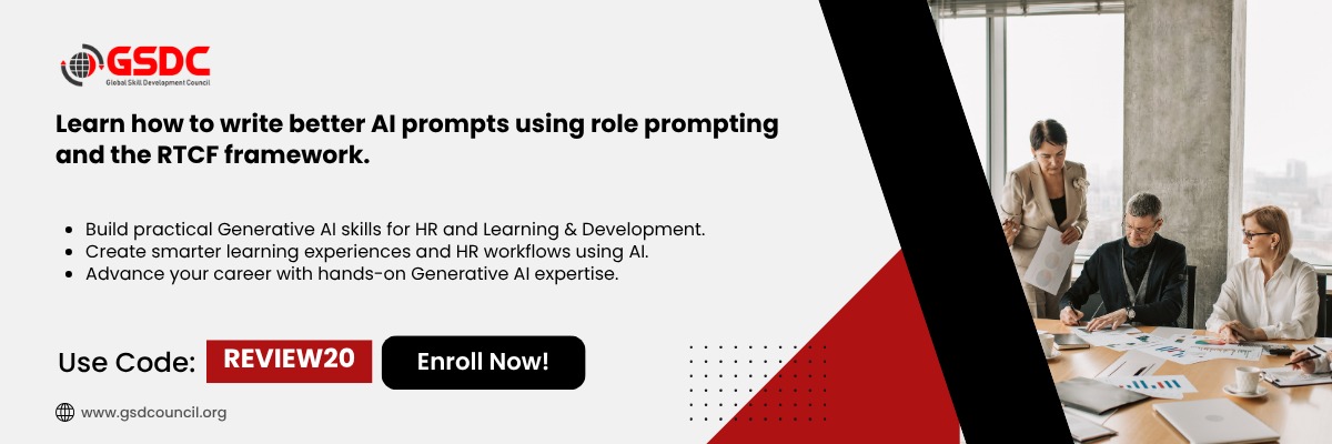 Certification In Generative AI In HR & L&D