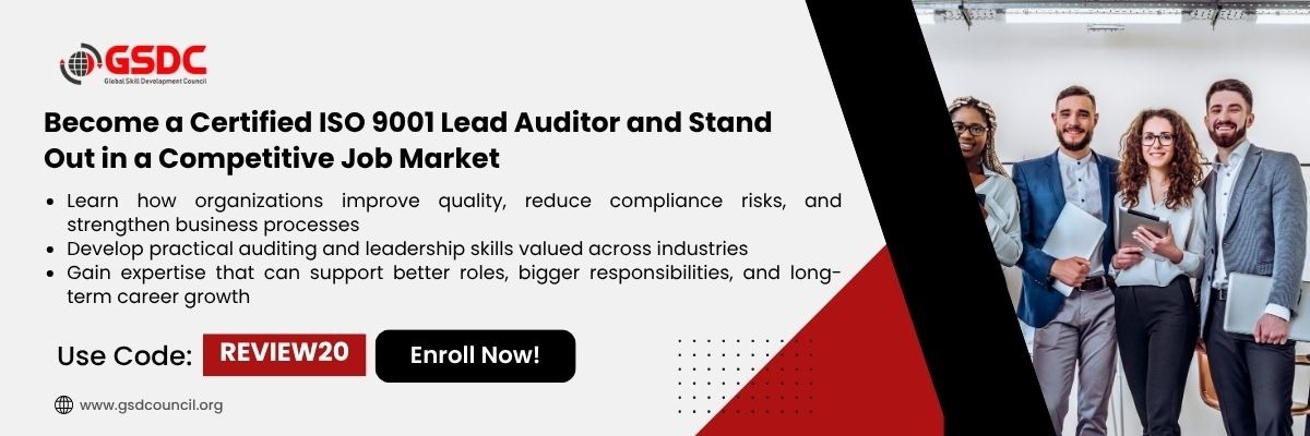 Certified ISO 9001:2015 Lead Auditor