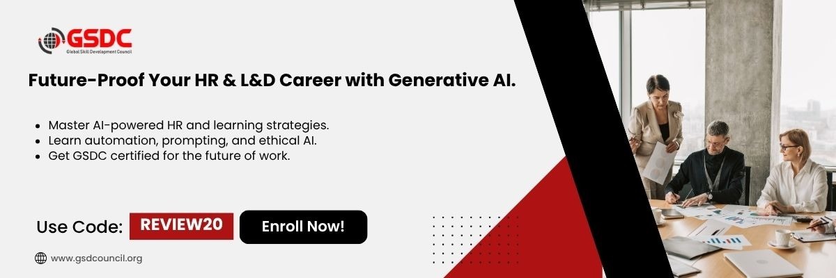 Certification In Generative AI In HR & L&D