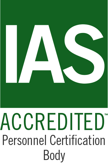 IAS accreditation certificate
