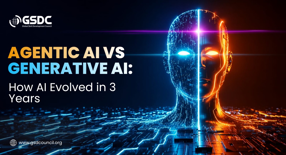 Agentic AI vs Generative AI: How AI Evolved in 3 Years
