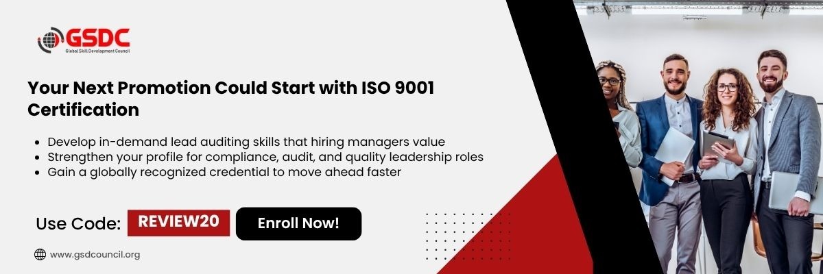Certified ISO 9001:2015 Lead Auditor