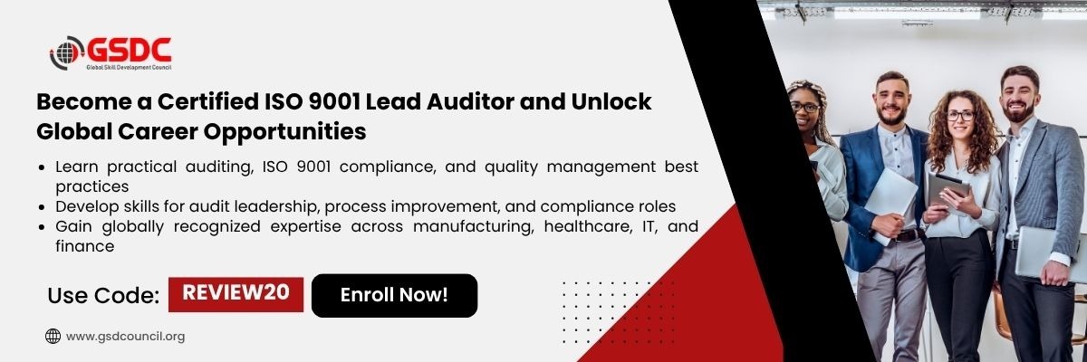 Certified ISO 9001:2015 Lead Auditor