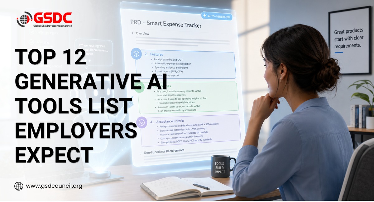 Top 12 Generative AI Tools List Employers Expect in 2026